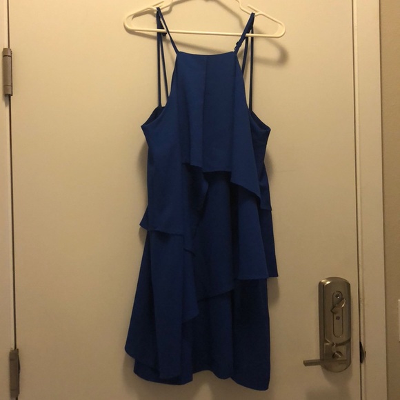 Blue Midi Layer Dress - Picture 1 of 5